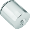 Twin Power Twin Cam and M8 Chrome Magnetic Oil Filter With Nut Rpls H-D 63798-99 w/ Backflow Valve - 603611 Photo - Primary