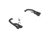 MBRP 2024 Ford Mustang GT 5.0L 2.5in Dual Rear Axle-Black Tips - Black-Coated Aluminized Steel - S7281BLK Photo - Primary