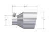 MBRP Universal Stainless Steel Tip 2.5in ID / 4.5in OD Out / 6.5in Length Angle Cut Single Wall - T5191 Photo - Close Up