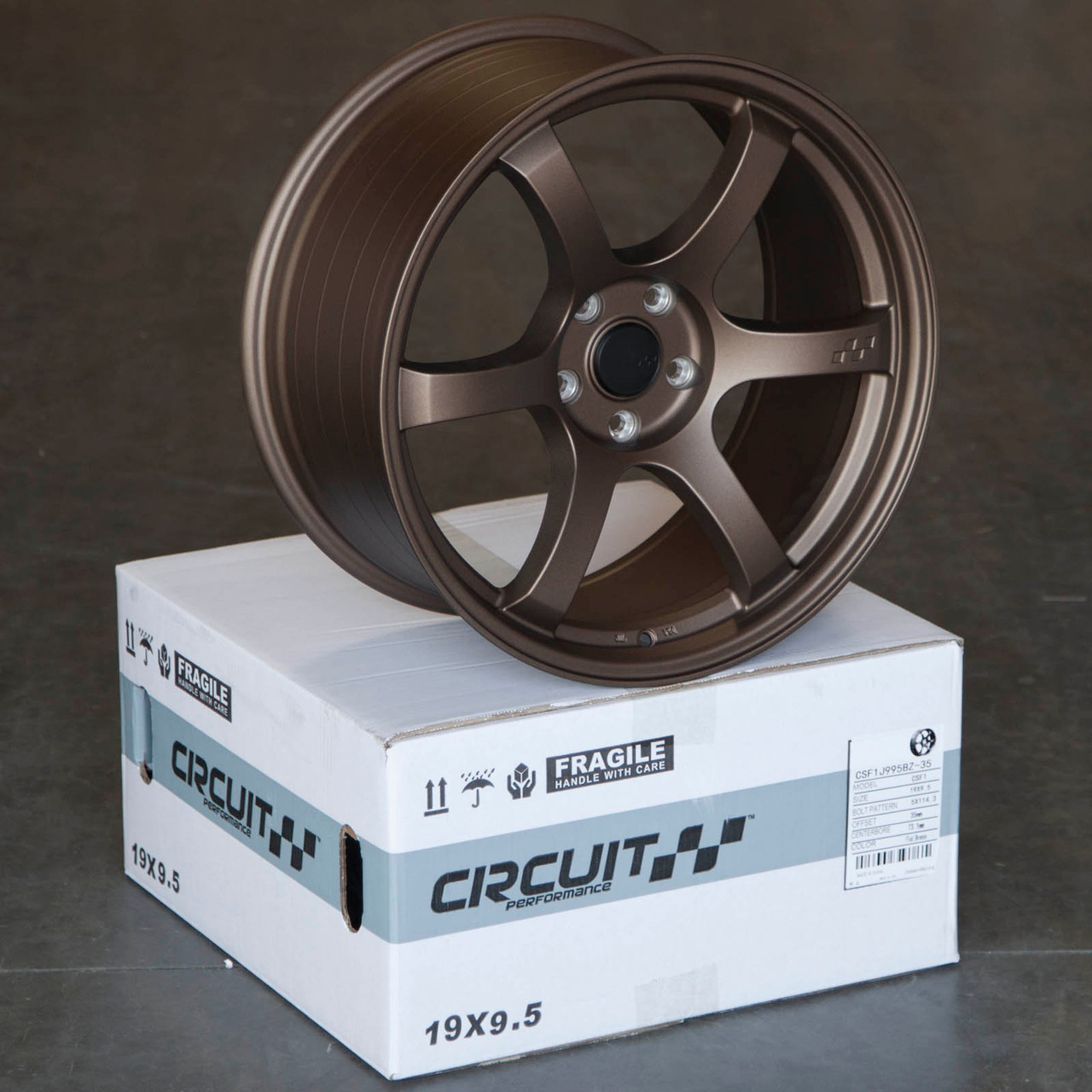 Circuit Performance CSF1 19×9.5 Matte Bronze 5×114.3 [+35mm] Wheel