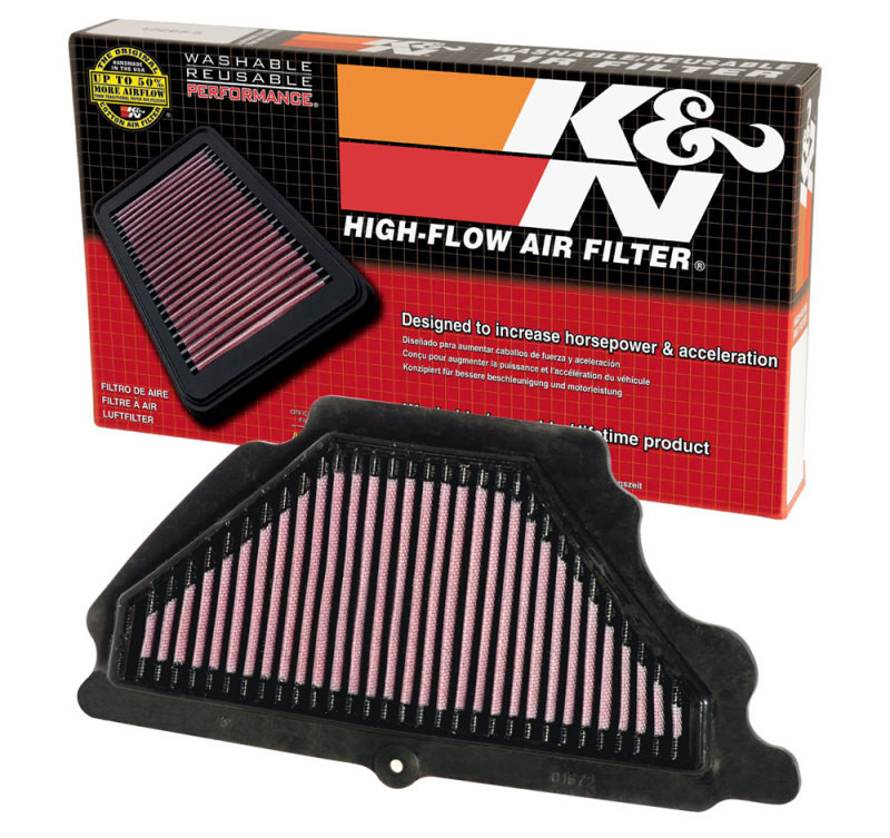 K&N 07-08 Kawasaki ZX6R Ninja Air Filter - KA-6007 - JCE Racing