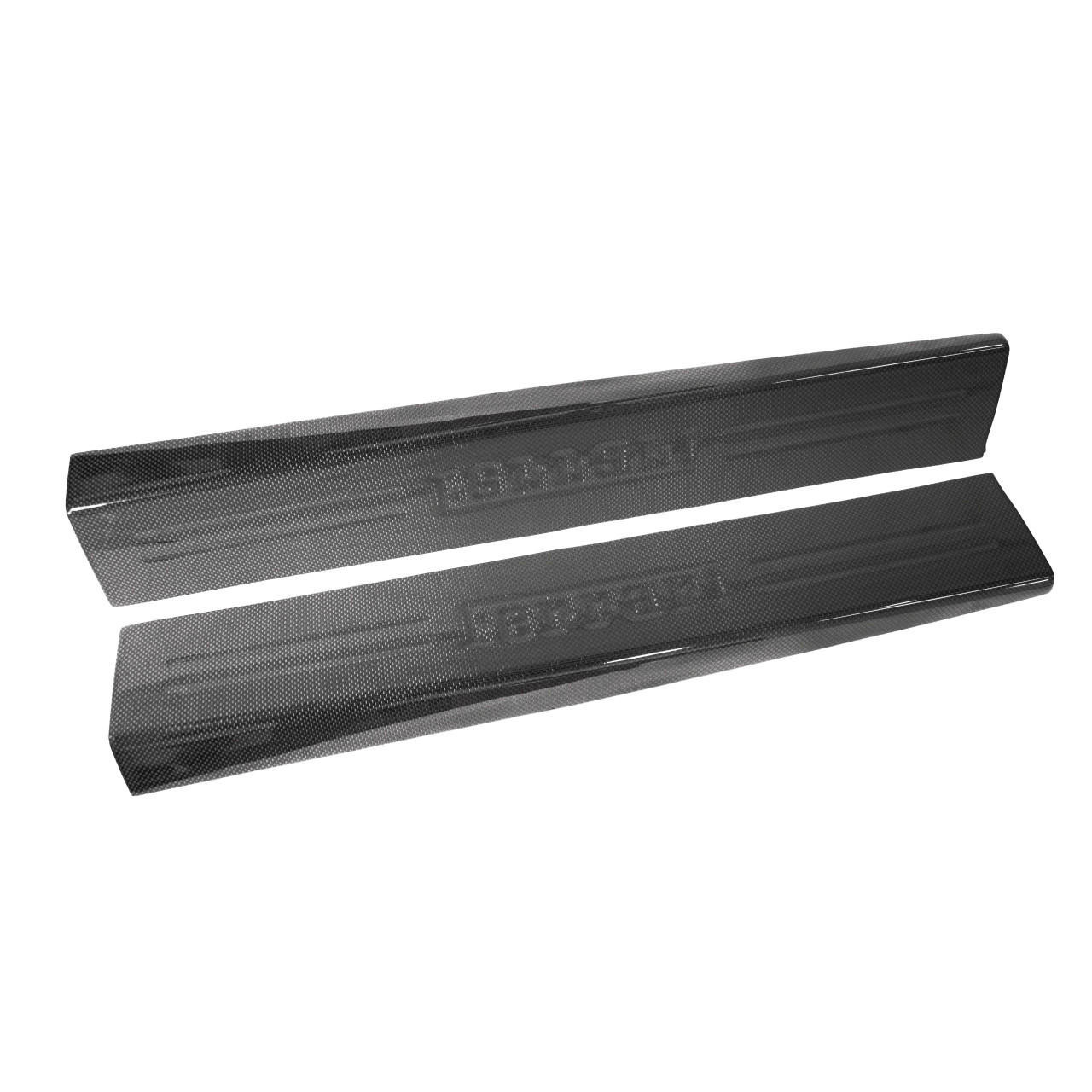 Fabspeed Carbon Fiber Door Sills With Embossed