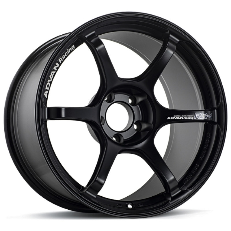 Advan RG-4 17X8.0 / +35 / 4x100 - Semi Gloss Black - YA47G35ASB - JCE ...