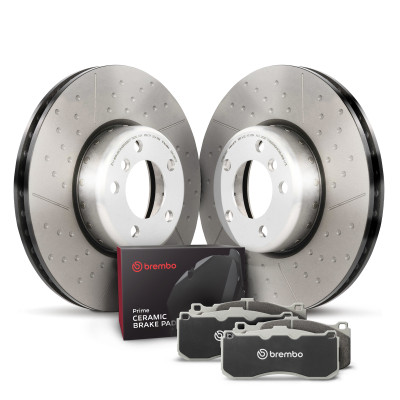 Brembo OE 08-13 BMW 135i Front Disc Brake Kit - KT00B90 Photo - Primary