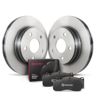 Brembo OE 2003 BMW 525i/99-00 528i Front Disc Brake Kit - KT04458 Photo - Primary