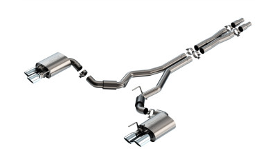 Borla 2024 Ford Mustang GT 5.0L V8 w/ Active Exhaust S-Type Cat-Back Exhaust System - 140962 Photo - Primary