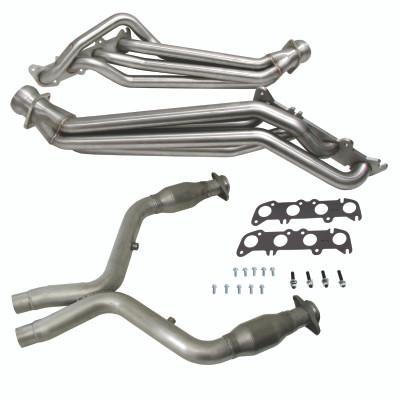 BBK 11-14 Ford Mustang GT 1-7/8in Full-Length Headers w/High Flow Cats - 304 Stainless Steel - 18566 Photo - Primary