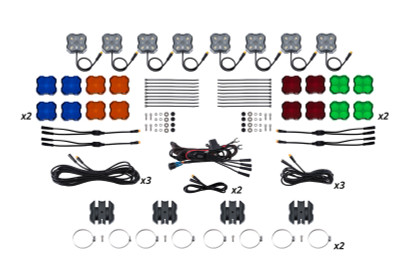Diode Dynamics Stage Series SXS Rock Light Installer Kit - White Diffused M8 (8-pack) - DD7752 Photo - Primary