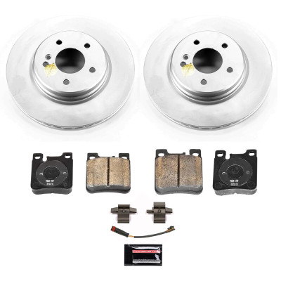 Power Stop 07-10 Mercedes-Benz SLK55 AMG Rear Z23 Coated Brake Kit - CRK9107 Photo - Primary