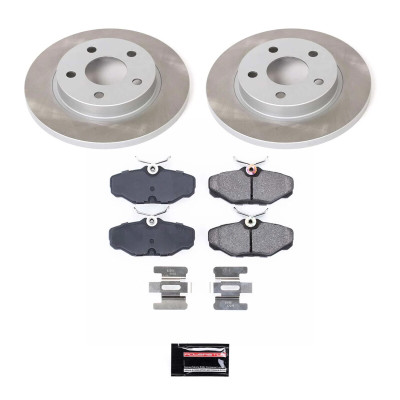 Power Stop 93-05 Mercury Sable Rear Semi-Coated Rotor Kit - SC1298 Photo - Primary