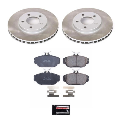 Power Stop 94-00 Mercury Sable Front Semi-Coated Rotor Kit - SC1327 Photo - Primary