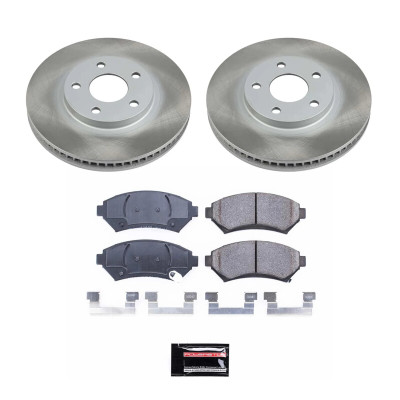 Power Stop 00-05 Pontiac Bonneville Front Semi-Coated Rotor Kit - SC1542 Photo - Primary