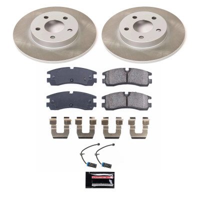 Power Stop 98-02 Cadillac Seville Rear Semi-Coated Rotor Kit - SC1567 Photo - Primary