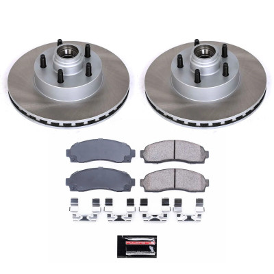 Power Stop 03-09 Mazda B4000 Front Semi-Coated Rotor Kit - SC1857 Photo - Primary