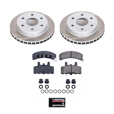 Power Stop 92-00 GMC Yukon Front Semi-Coated Rotor Kit - SC1970 Photo - Primary