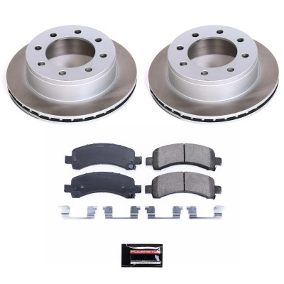 Power Stop 03-16 GMC Savana 3500 Rear Semi-Coated Rotor Kit - SC2043 Photo - Primary