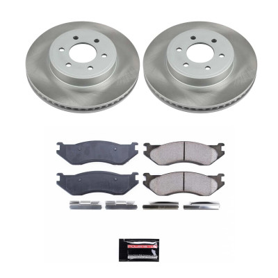 Power Stop 2003 Dodge Durango Front Semi-Coated Rotor Kit - SC2178 Photo - Primary