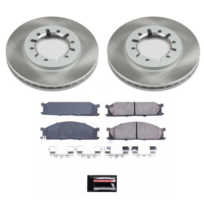 Power Stop 98-04 Nissan Frontier Front Semi-Coated Rotor Kit - SC2278 Photo - Primary