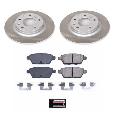 Power Stop 06-11 Mercury Milan Rear Semi-Coated Rotor Kit - SC2450 Photo - Primary