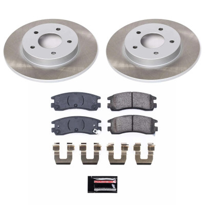 Power Stop 92-96 Cadillac Seville Rear Semi-Coated Rotor Kit - SC3115 Photo - Primary