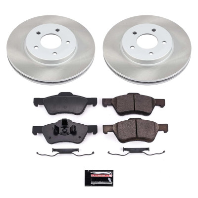 Power Stop 08-10 Mercury Mariner Front Semi-Coated Rotor Kit - SC4581 Photo - Primary