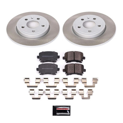 Power Stop 05-09 Audi A4 Quattro Rear Semi-Coated Rotor Kit - SC4624 Photo - Primary