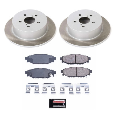 Power Stop 05-09 Subaru Outback Rear Semi-Coated Rotor Kit - SC4632 Photo - Primary
