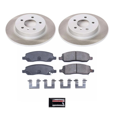 Power Stop 06-11 Cadillac DTS Rear Semi-Coated Rotor Kit - SC4658 Photo - Primary