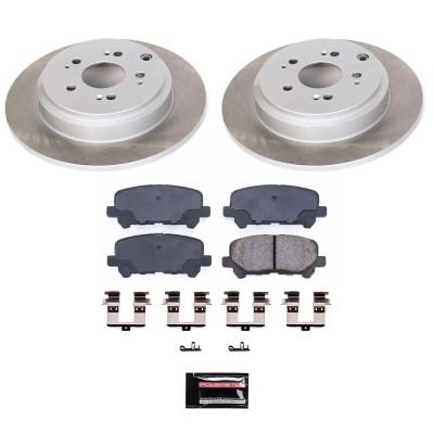 Power Stop 09-11 Honda Pilot Rear Semi-Coated Rotor Kit - SC4685 Photo - Primary