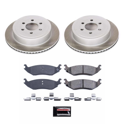 Power Stop 2003 Dodge Durango Rear Semi-Coated Rotor Kit - SC5270 Photo - Primary