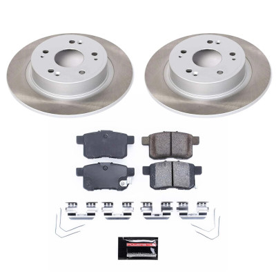 Power Stop 11-17 Honda Accord Rear Semi-Coated Rotor Kit - SC5368 Photo - Primary