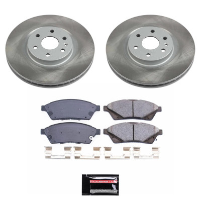 Power Stop 2011 Saab 9-4X Front Semi-Coated Rotor Kit - SC5545 Photo - Primary