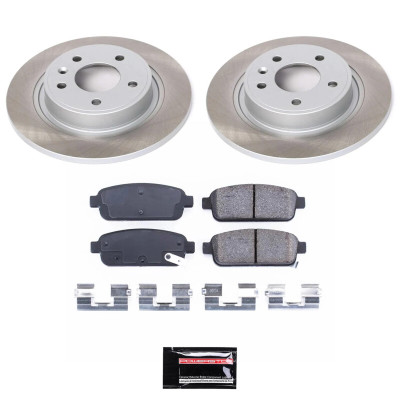 Power Stop 11-15 Chevrolet Volt Rear Semi-Coated Rotor Kit - SC5552 Photo - Primary