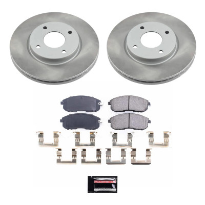 Power Stop 07-12 Nissan Versa Front Semi-Coated Rotor Kit - SC5817 Photo - Primary