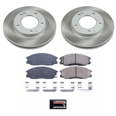 Power Stop 03-06 Kia Sorento Front Semi-Coated Rotor Kit - SC5899 Photo - Primary