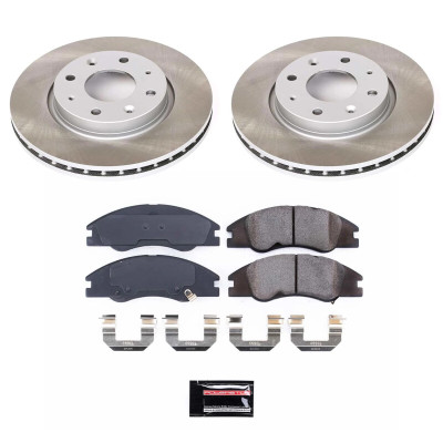Power Stop 05-09 Kia Spectra5 Front Semi-Coated Rotor Kit - SC5903 Photo - Primary