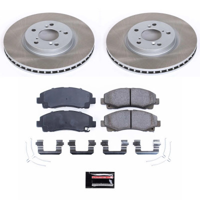 Power Stop 12-14 Honda Ridgeline Front Semi-Coated Rotor Kit - SC5939 Photo - Primary