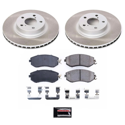 Power Stop 11-16 Subaru Impreza Front Semi-Coated Rotor Kit - SC6111 Photo - Primary
