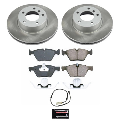 Power Stop 10-13 BMW 128i Front Semi-Coated Rotor Kit - SC6346 Photo - Primary