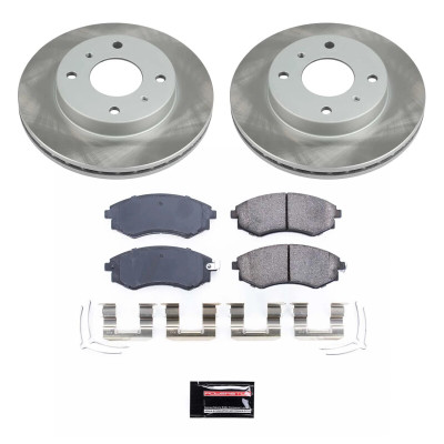 Power Stop 00-06 Nissan Sentra Front Semi-Coated Rotor Kit - SC656 Photo - Primary
