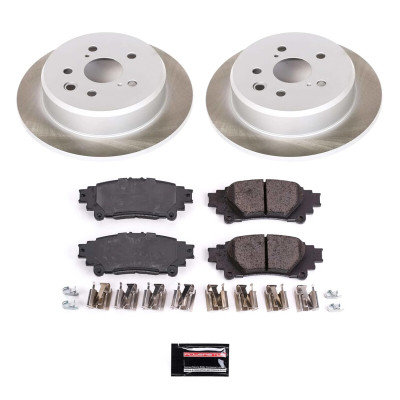 Power Stop 14-15 Lexus IS250 Rear Semi-Coated Rotor Kit - SC6930 Photo - Primary