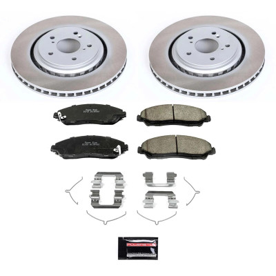 Power Stop 14-16 Acura MDX Front Semi-Coated Rotor Kit - SC6957 Photo - Primary