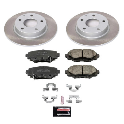 Power Stop 14-16 Mazda 3 Rear Semi-Coated Rotor Kit - SC6963 Photo - Primary