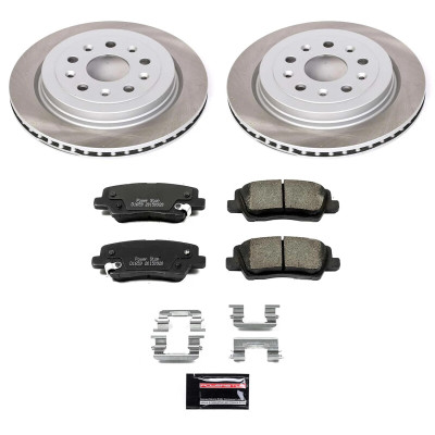 Power Stop 14-19 Cadillac CTS Rear Semi-Coated Rotor Kit - SC6991 Photo - Primary