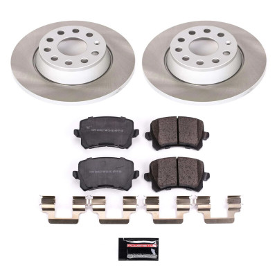 Power Stop 17-18 Volkswagen Tiguan Limited Rear Semi-Coated Rotor Kit - SC7324 Photo - Primary