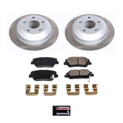 Power Stop 11-15 Kia Sorento Rear Semi-Coated Rotor Kit - SC7507 Photo - Primary