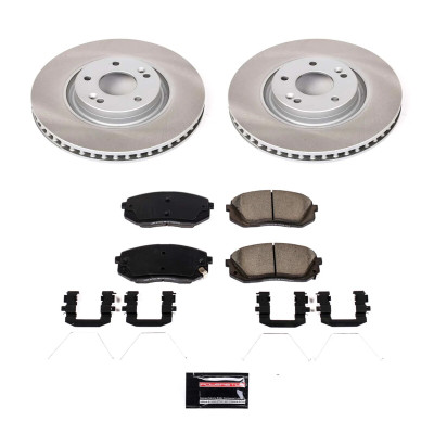 Power Stop 16-20 Kia Optima Front Semi-Coated Rotor Kit - SC7509 Photo - Primary