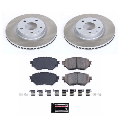 Power Stop 17-18 Mazda 3 Front Semi-Coated Rotor Kit - SC7517 Photo - Primary