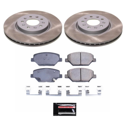 Power Stop 18-21 GMC Terrain Front Semi-Coated Rotor Kit - SC7661 Photo - Primary