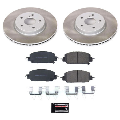 Power Stop 17-23 Honda CR-V Front Semi-Coated Rotor Kit - SC7872 Photo - Primary